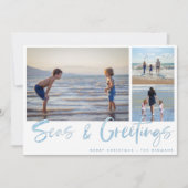 シーズ&グリーティングコースタルファミリーホリデーカード シーズンカード (正面)