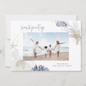 シーズ&グリーティングコースタルホリデーフォトカード シーズンカード (正面)