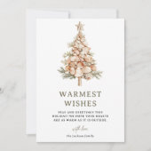 シーズ&グリーティングシェルツリークリスマス シーズンカード (正面)