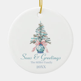 シーズ&グリーティングシノワジェリー流木クリスマス セラミックオーナメント