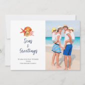 シーズ&グリーティングシーシェルフォトホリデーグリーティング シーズンカード (正面)