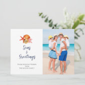 シーズ&グリーティングシーシェルフォトホリデーグリーティング シーズンカード (スタンド正面)