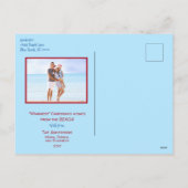 シーズ&グリーティングスフォトビーチクリスマス シーズンポストカード (裏面)