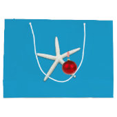 シーズ&グリーティングビーチクリスマス ラージペーパーバッグ (裏面)