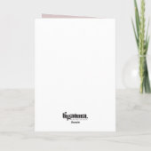 シーズ&グリーティングビーチハイホリデーグリーティングカード カード (裏面)