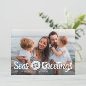 シーズ&グリーティングファミリーフォトクリスマスカード シーズンカード (スタンド正面)