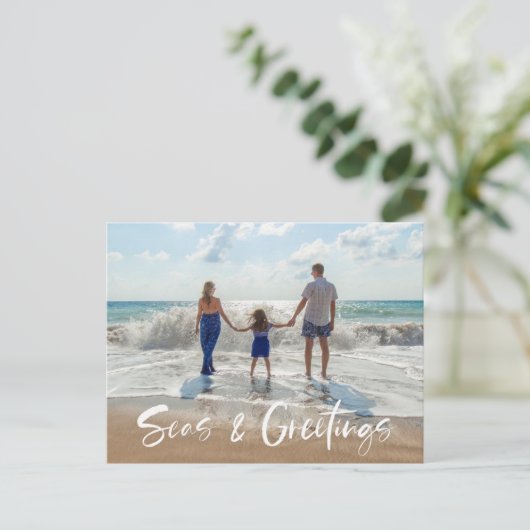 シーズ&グリーティングファミリーフロリダビーチ写真 シーズンポストカード (スタンド正面)
