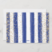 シーズ&グリーティングフォトクリスマス航海のグリッター シーズンカード (裏面)