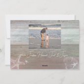 シーズ&グリーティングフォトビーチスターフィッシュシーシェル シーズンカード (裏面)