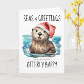 シーズ&グリーティングホテルサンタコースタルクリスマス カード (黄色い花)