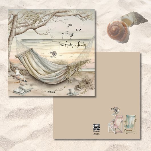 シーズ&グリーティングヴィンテージサマーシーガルズコースト シーズンカード