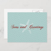 シーズ&グリーティング季節のごあいさつヒトデ シーズンポストカード (正面/裏面)