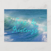 シーズ&グリーティング海ウェーブズホリデー ポストカード (正面)