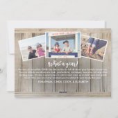 シーズ&グリーティング5フォトビーチバケーションウッド シーズンカード (裏面)