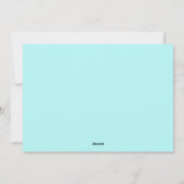 シーズNグリーティングアクアブルービーチクリスマスフォト シーズンカード (裏面)