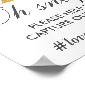 シーセフェイクル金箔 |海イ結婚ンスタ標識 ポスター (角)