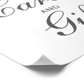 シーセフェイクル金箔 |海結婚ギフト標識 ポスター (角)