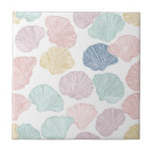 シーセモダンルカラフルパステルコースタルパターン タイル (正面)