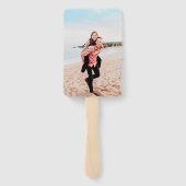 シーセモダンル航海のフォト結婚式 プログラム ハンドファン (裏面)