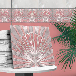 シーセルアールデコ-バラクォーツとパール タイル