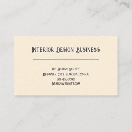 シーセルティール(緑がかった色)ベージュヴィンテージ海ビーチテーマ 名刺 (裏面)