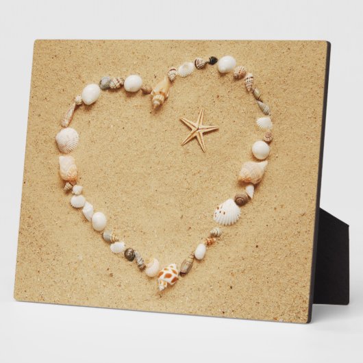 シーセルハートとヒトデ フォトプラーク (側面)