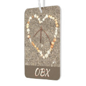 シーセルハートピースサインOBXビーチNC カーエアーフレッシュナー (左)