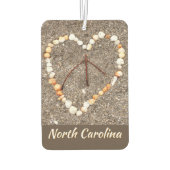 シーセルハートピースサインOBXビーチNC カーエアーフレッシュナー (裏面)