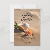 シーセルバラサンド披露宴 招待状 (正面)