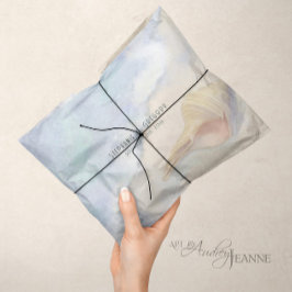 シーセルビーチサンドパステルブルーウェーブデクページ 薄葉紙