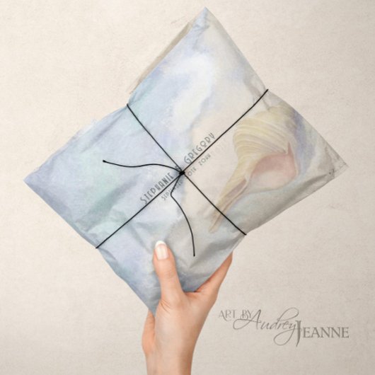 シーセルビーチサンドパステルブルーウェーブデクページ 薄葉紙