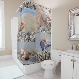 シーセルビーチバスルームのシャワーカーテン シャワーカーテン