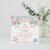 シーセルビーチパーティの招待状 招待状 (スタンド正面)