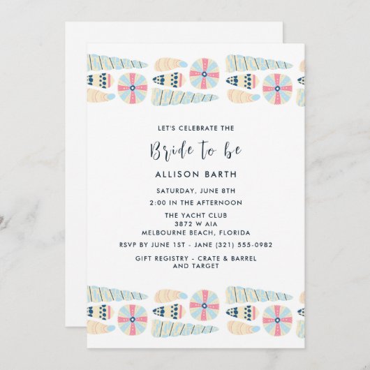 シーセルビーチブライダルシャワーパーティー (正面/裏面)