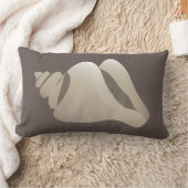 シーセルビーチブラウン&ホワイト ランバークッション (ブランケット)