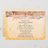 シーセルビーチリハーサル夕食招待状シーセル5 招待状 (正面/裏面)