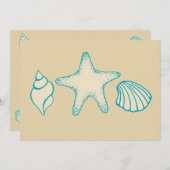 シーセルビーチ招待状 招待状 (正面/裏面)