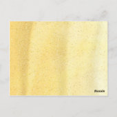 シーセルビーチ目的地ウェディングテーブルカード ポストカード (裏面)