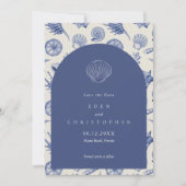 シーセルビーチ結婚式写真 セーブザデート (正面)