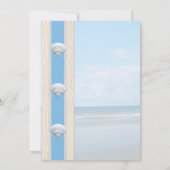 シーセルビーチ結婚式 招待状 (裏面)