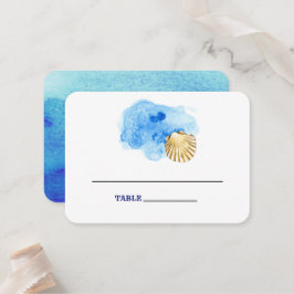 シーセルビーチ |シーサイド結婚のテーブル座席表 プレイスカード