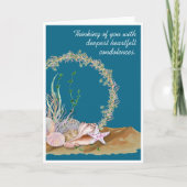 シーセルリースの弔意/お見舞いカード カード (正面)