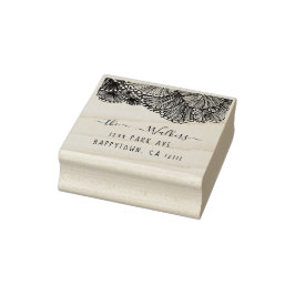 シーセル差出人住所切手 ラバースタンプ