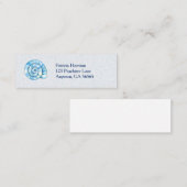 シーセル海をテーマにした名刺 スキニー名刺 (正面/裏面)