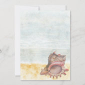 シーセル結婚のリハーサルのディナー 招待状 (裏面)