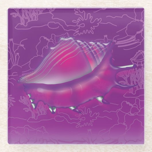 シーセル ガラスコースター (正面)