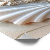 シーセル・スターフィッシュ・パール・サンド・ビーチ・サマー ポスター (角)