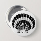 シーセル – 白黒 缶バッジ (正面&裏面)