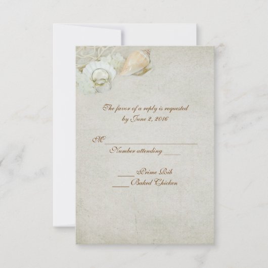 シーセルRSVP 出欠カード (正面)