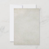 シーセルRSVP 出欠カード (裏面)